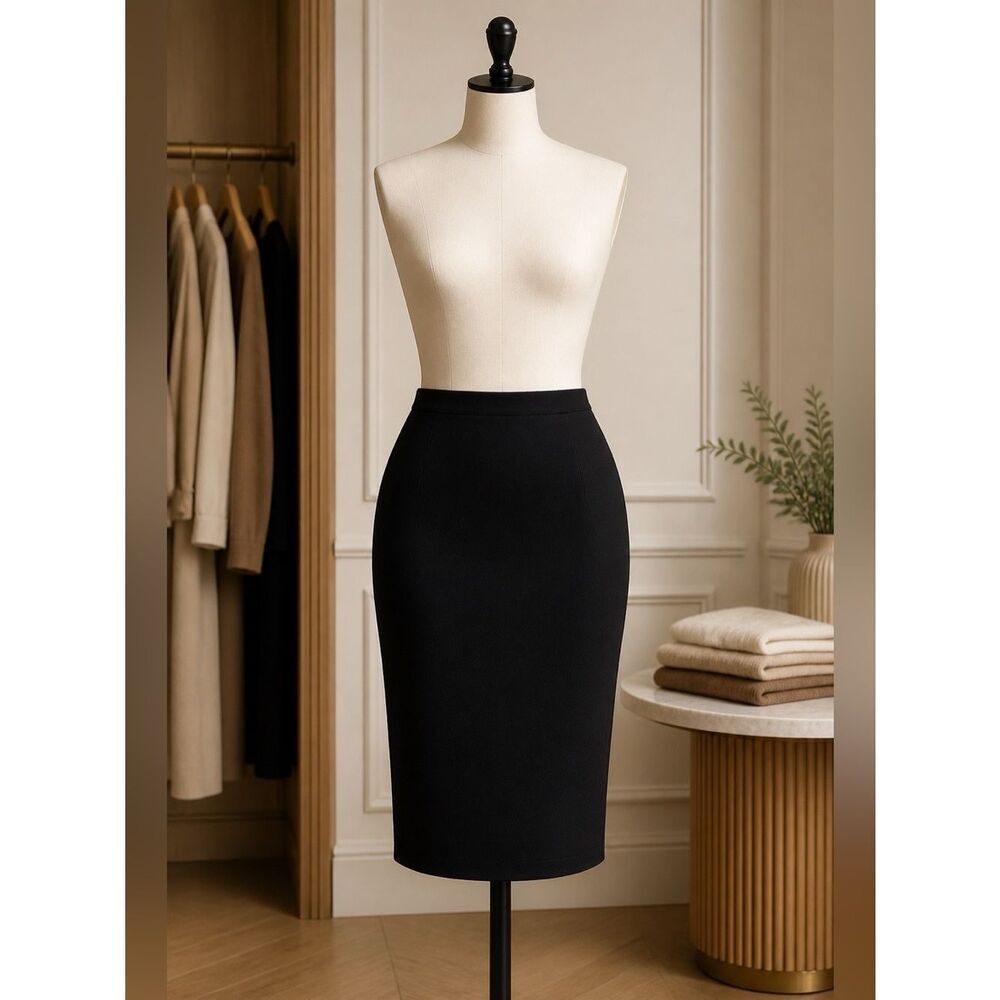 BLACK FOREVER 21 PENCIL SKIRT PLUS SIZE XL EUC